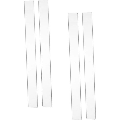 Lot de 2 règles en acrylique pour la pâtisserie, pour mesurer l'épaisseur de la pâte (1/5)
