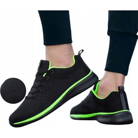 Arbeitsschuhe, Sportschuhe, schwarz, sehr leicht, luftig, atmungsaktiv