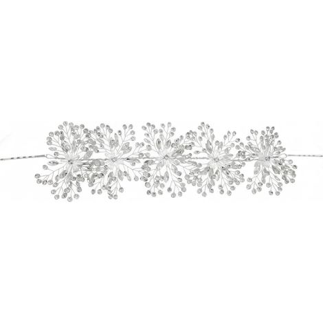 Women's Wedding Headband, Tiara Headband with Vine and Crystal Design, Soft, Flexible, and Sparkling Thread, Suitable for Updos, Braids, and Loose Hairstyles, HS-J7026S (1/5)