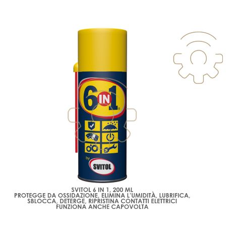 DÉGRIPPANT LUBRIFIANT SVITOL '6 EN 1 BY SVITOL' 200 ml (1/3)