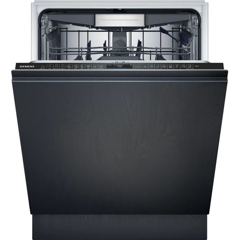 Siemens iQ700 SN97TX02CE. Posizionamento dell'apparecchio: A scomparsa totale, Dimensione: Dimensione massima (60 cm), Colore pannello di controllo: Nero, Acciaio inox. Numero di coperti: 14 copert...