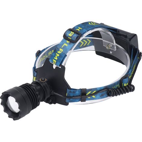 Wiederaufladbare LED-Stirnlampe, 3000 lm, 25 W, hohe Leistung, Zoomfunktion, für Notfälle im Freien (1/5)