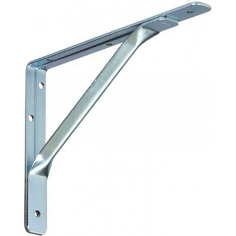 MENSOLA GRANDE PORTATA Acciaio Zincato 40 cm MAURER Conf. 2 Pezzi