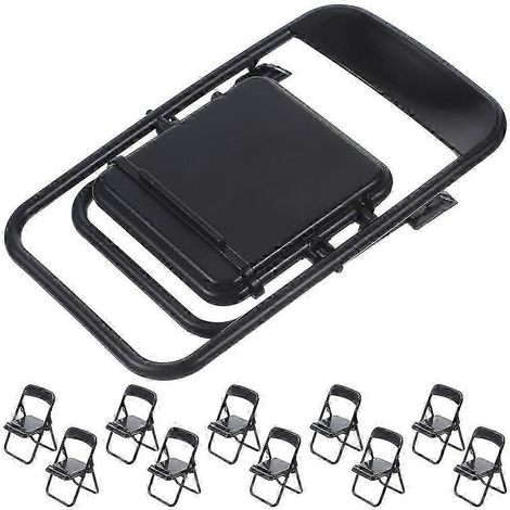 30 modèles miniatures de chaises, supports de téléphone, décorations de chaises pliantes, compatibles avec les maisons de poupées (1/5)