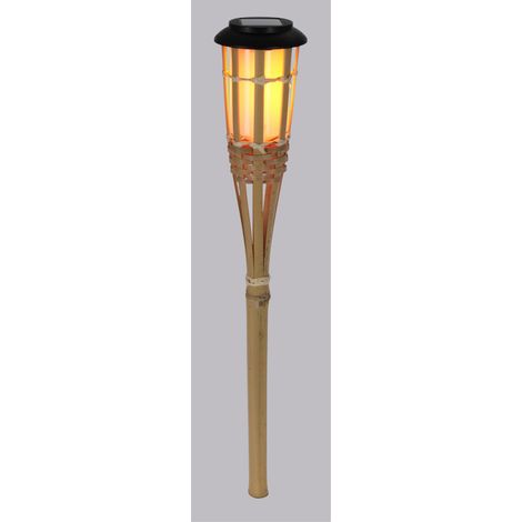 Lámpara progarden solar stake torch efecto llama solar 54 cm