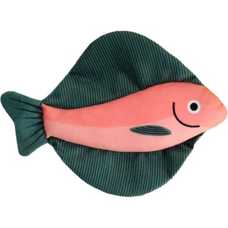 6 jouets pour chats en forme de poisson, peluches remplies d'herbe à chat, jouets à mâcher interactifs, résistants aux morsures (1/5)
