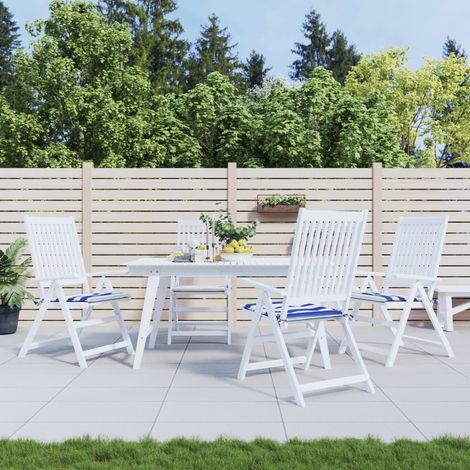 Lot de 4 Coussins de chaise,Coussins de Chaise Siège Confortables de jardin 50x50x3 cm -AD43607 (1/5)