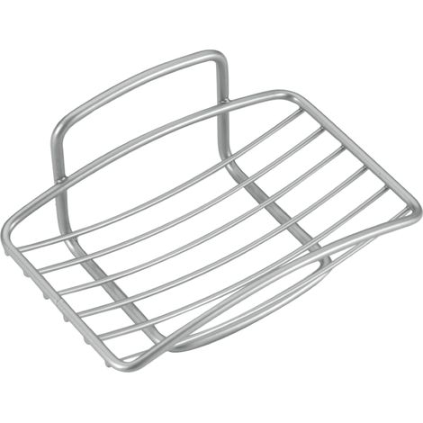 Metaltex 2414800 Portasapone Onda In Filo Cromato Argento, Cm 12.5 x 8.5 x 5.5 H (1/2)