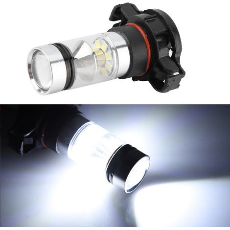 Ampoules LED 100W H16 3030 20 pour phares antibrouillard avant, 1000LM, éclairage puissant pour conduite. (1/5)