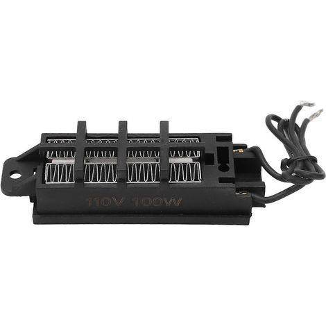 Élément chauffant PTC 100 W, chauffage d'air à température constante par conduction, élément chauffant en céramique 110 V (1/4)