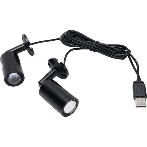 Mini projecteur LED en aluminium, lumière d'accent d'intérieur pour vitrine, peinture de bijoux, vitrine d'œuvres d'art (1/5)