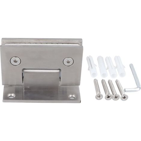Charnière De Porte De Douche - Acier Inoxydable - Double Ouverture 90 Degres - Pour Meuble Salle De Bain - 1 Piece (1/5)