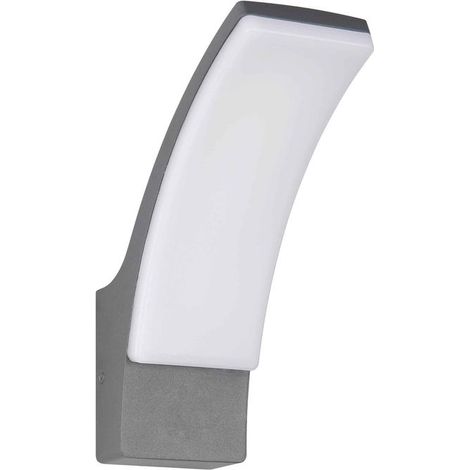 Applique da esterno LED, alluminio, antracite, H 23 cm, Beja (1/5)