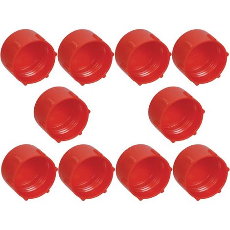 10x Bouchon anti-poussière filetage femelle métrique BSP en plastique Embout Raccord Capuchon Enveloppant Protection Tuyau Hydraulique Tube, 1/4" (1/3)