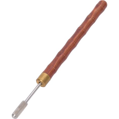 Stylo à teindre les bords avec manche en bois de santal, outil de traitement des bords pour la maroquinerie (DIY). (1/5)