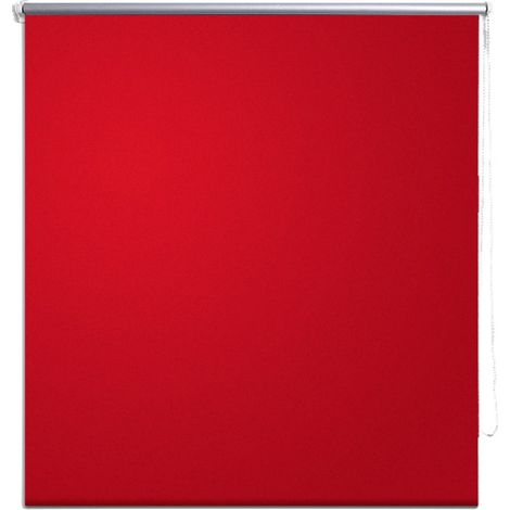 Estor enrollable opaco rojo 100 x 175 cm cortina de ventana protección visual persiana enrollable 4102013