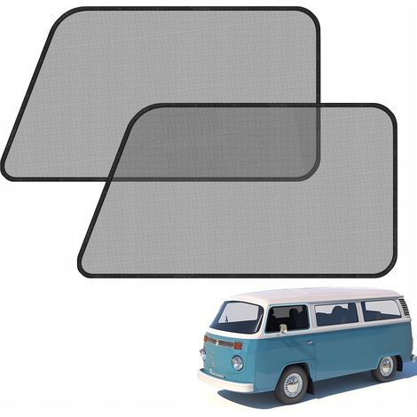 Moskitonetz für Sonnenblenden an den Vordertüren des VW T2, 2 Stück (1/2)