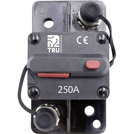 TRU COMPONENTS TC-13596612 Disjoncteur 250 A noir 1 pc(s) (1/4)