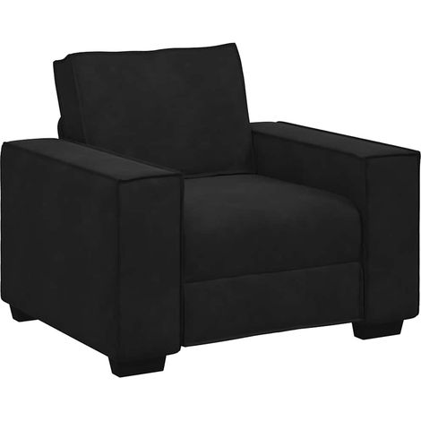 Maison Exclusive - Divano Sedia Nero 100x78x84 cm Velluto (1/5)
