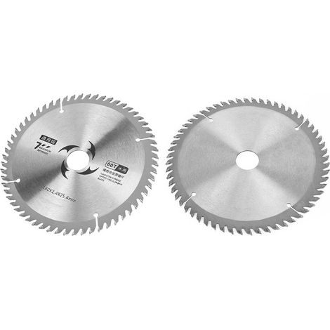 Disque de coupe rond en carbure pour scie circulaire, outils de travail du bois, 7 pouces, 60 dents (1/5)