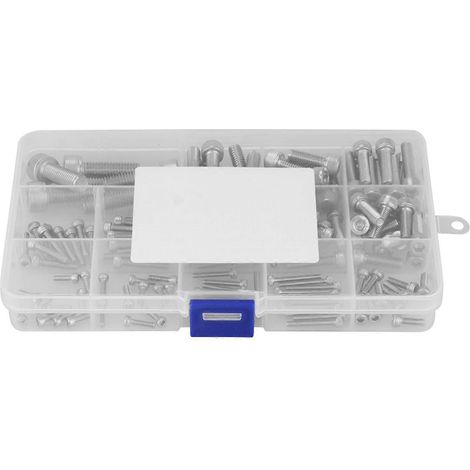 135-teiliges Set Innensechskantschrauben M2,5, M3, M4, M5, M6, M8 aus Edelstahl 304