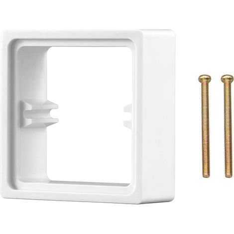 Entretoise de Prise Unique Entretoises à Douille Unique Entretoises Carrées à 1 Prise Avec Vis pour Augmenter l'espace d'installation Matériel de Montage Compatible (1/5)