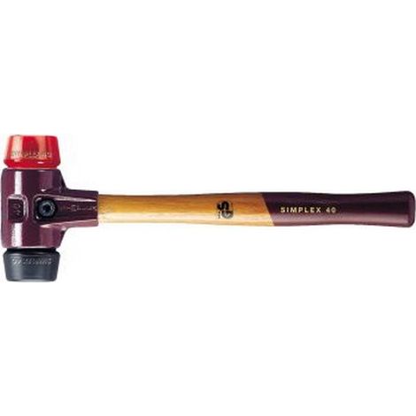 Simplex Mallet, Teste Suggestivi Di Nylon Duro, Duro, Testa Ø 50 Millimetri