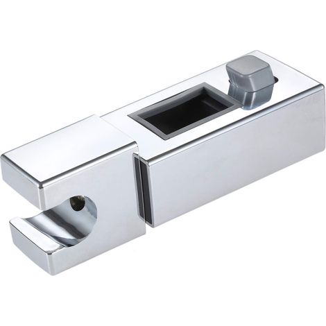 Sollbry Verstellbarer Duschkopf-Gleithalter, ABS-Duschhalter für Badezimmer, 30 x 18 mm rechteckige Duschstange (1/4)