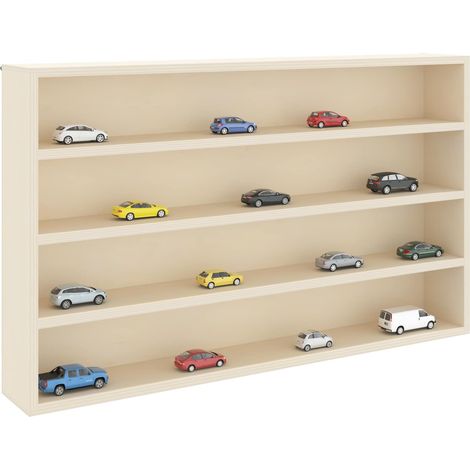Maison Exclusive - Vitrine Murale Montage mural Beige 60 x 8,5 x 37 cm (1/5)