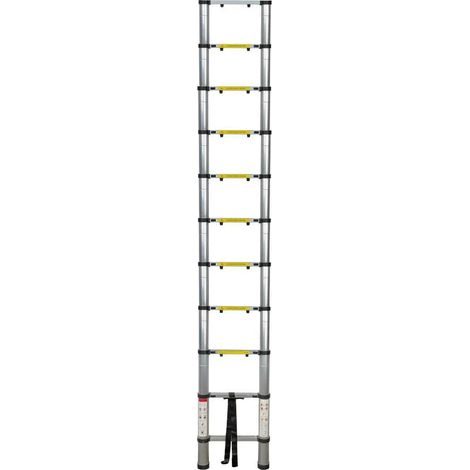 Scala telescopica jbm telescopic ladder 10 gradini 3,2 m (1/3)