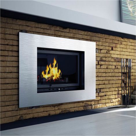 Inserto para chimenea OLIWIA 18 puerta de guillotina