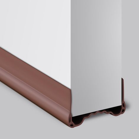 Bas de Porte Isolant Froid, Bas de Adhésif Silicone Isolation Porte, Boudin de Porte Anti Courant d'air, Anti Bruit Poussière Stop à l'air Froid Anti Souris Fourmi Cafard Insectes (1/5)