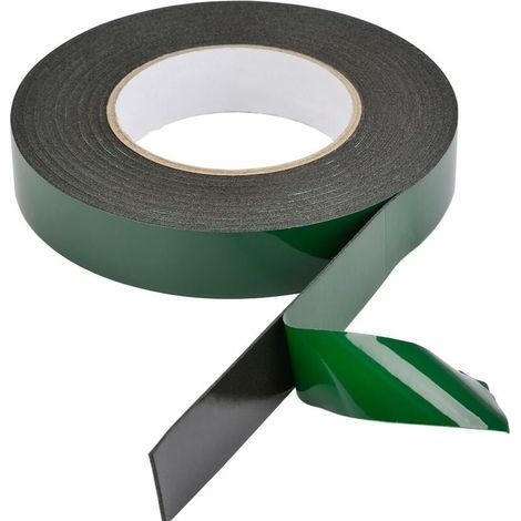 25 mm x 10 m doppelseitiges Klebeband, PE-Schwammband, wasserdichtes Schaumstoffband (1/5)