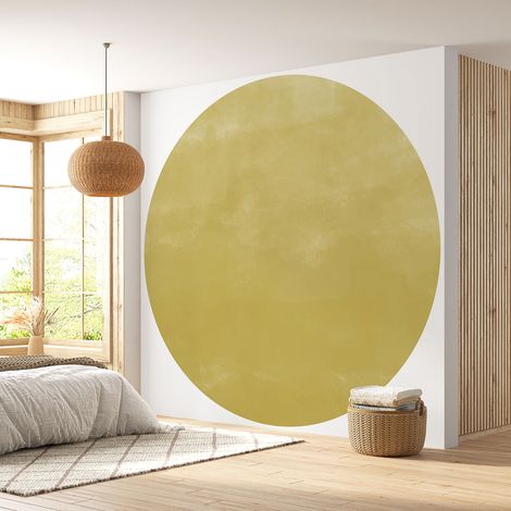 Papier peint rond / cercle - Couleur Tendance - 614 - Diamètre 30 cm (1/4)