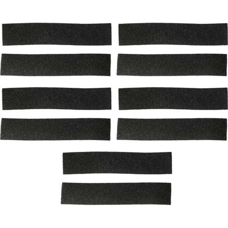 vhbw 10x Schaumfilter für Einfüllring kompatibel mit Miele EcoComfort T 9747 WP Wäschetrockner - Ersatzfilter-Set