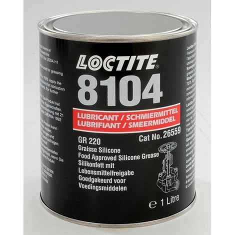 LOCTITE LB 8104 1L Graisse silicone lubrification plastique haute température - Loctite