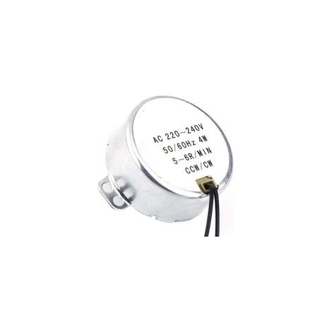220–240 V Wechselstrom-Synchronmotor, 4 W, 5–6 U/min, Rechts-/Linkslauf, für Haushaltsgeräte und Automatisierung (1/3)