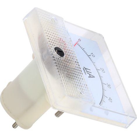 Ampèremètre analogique 85C1 DC 0-50µA à aiguille, mesure de courant pour circuit électrique (1/5)