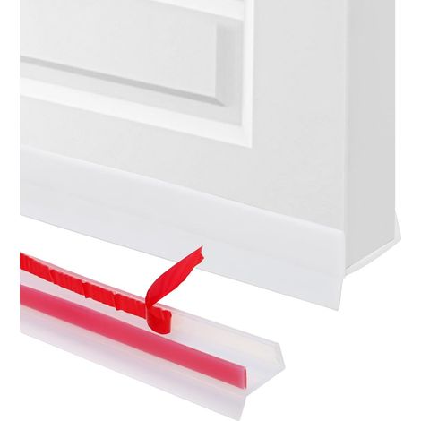 Plinthe de cuisine, profilé d'étanchéité, autocollant, pour plinthes de cuisine de 15 mm/16 mm/17 mm, plinthe de cuisine, transparent (1/5)
