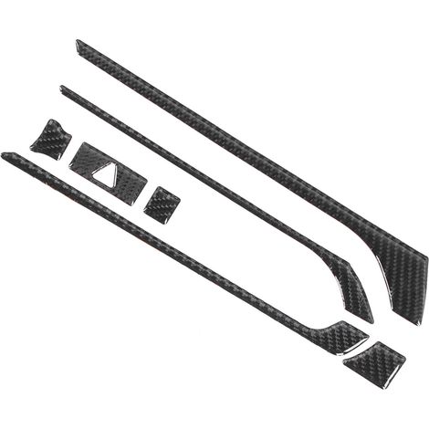 7-teiliges Navigationspanel-Zierteiler-Set mit Mittelkonsole und Lüftungsschlitzen in Carbonfaser-Optik, passend für Mazda MX-5 ND/Roadster ND 16-20LHD (1/5)