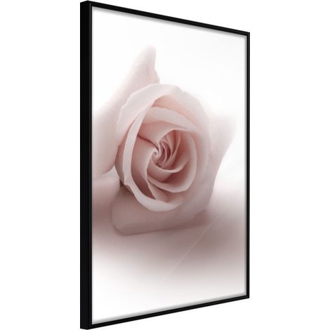 Affiche Murale Encadrée "Subtle Flower" 30 x 42 cm Noir