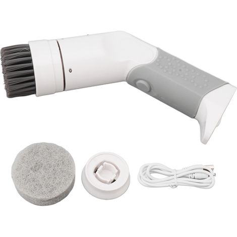 Brosse de nettoyage électrique rotative 7W 3,7V USB sans fil pour baignoire, carrelage, sol, toilettes et cuisine (1/5)