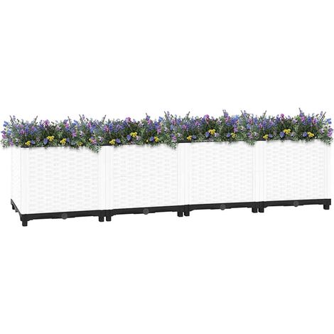 Jardinière,Lit surélevé 160x40x38 cm Polypropylène CFW64203 (1/5)