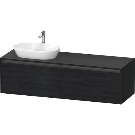 Duravit Ketho.2 bâti-support de lavabo en console, découpe de la