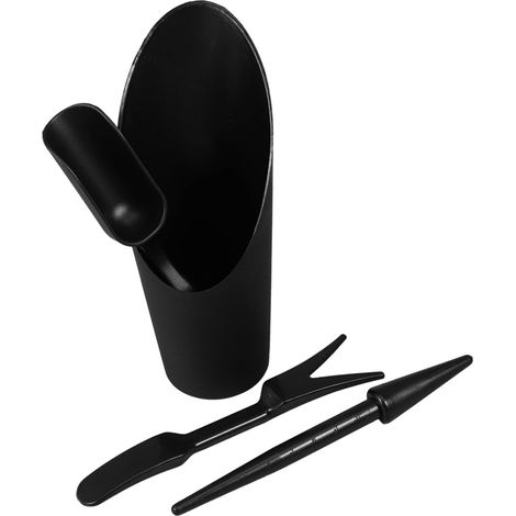 Outils de Jardinage pour Plantes Succulentes Noir en Plastique, Facile à Utiliser et Nettoyer, Truelles et Outil de Transplantation pour Plantation Intérieure (1/5)
