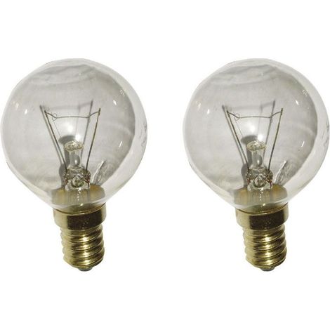Lot de 2 ampoules E14 40W 300°C – Compatible four et cuisinière AEG, Bosch, Brandt, Candy, Electrolux – Éclairage optimal