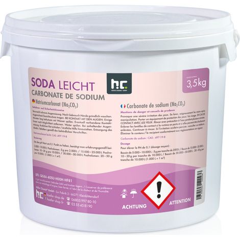 3,5 kg Natriumcarbonat (Soda) leicht technische Qualität