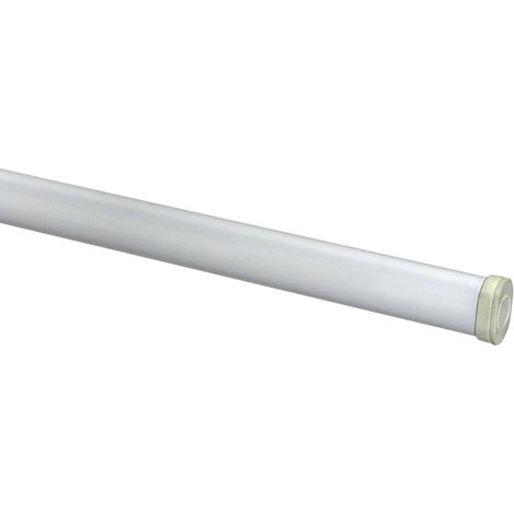 bris astina piatta in acciaio bianca a pressione estensibile da 40 a 60 cm (1/2)