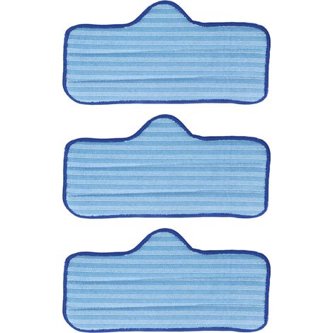 3 Pièces Tampons de Vadrouille en Microfibre, Têtes de Remplacement de Vadrouille en Microfibre Recharge de Tampon de Rechange Accessoire de Chiffon de Nettoyage pour Vadrouille Adapté aux Vadrouilles