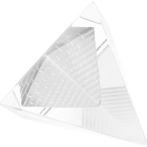 Ornement en quartz sculpté en forme de pyramide de cristal pour la décoration intérieure (1/5)